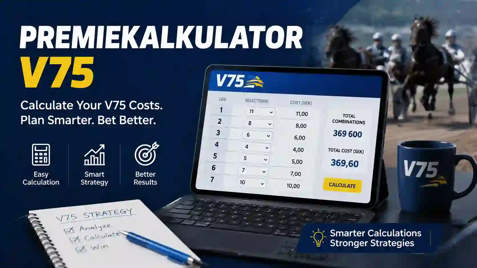 Premiekalkulator V75