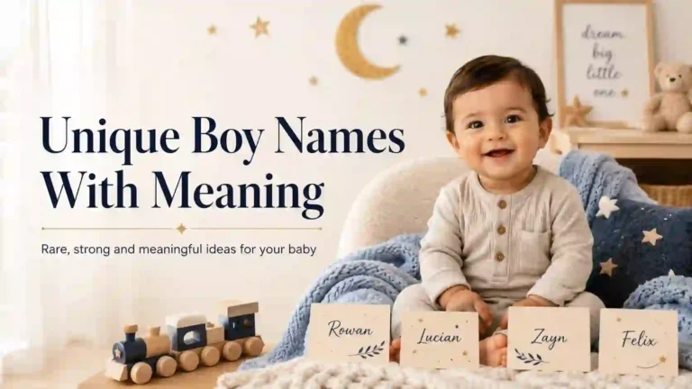 Unique Boy Names With Meaning