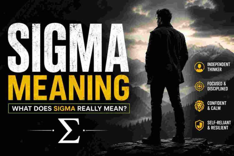 Sigma Meaning
