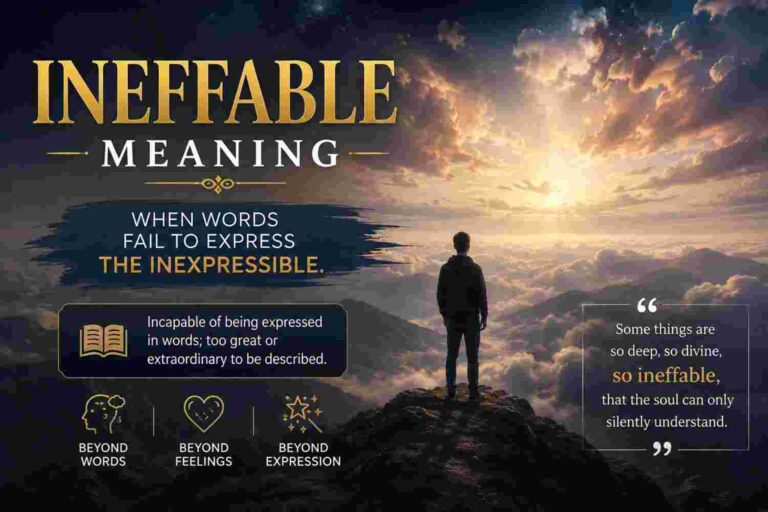 Ineffable Meaning
