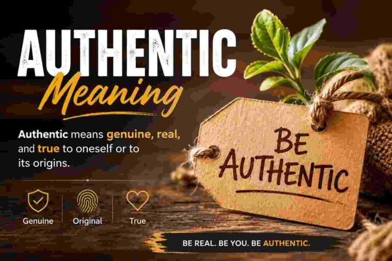 Authentic Meaning
