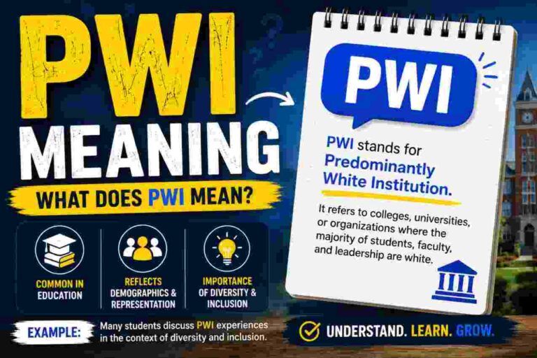 PWI Meaning